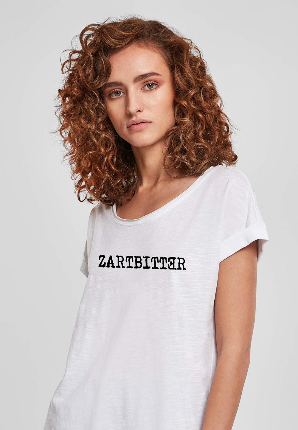 Ladies Slub Tee long Motiv " Zartbitter ich hab Zeit" Ladies Slub Tee long Motiv " Zartbitter ich hab Zeit"