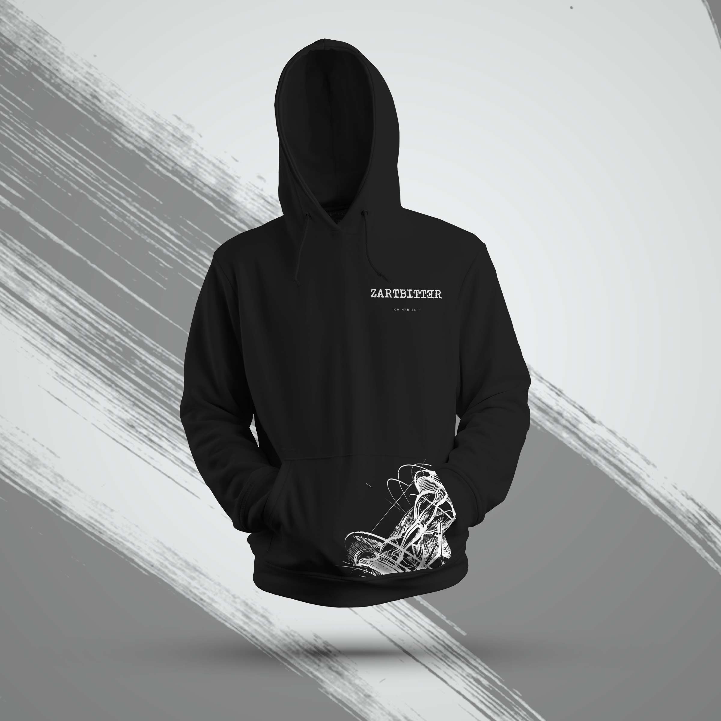 Hoodie Motiv "Sanduhr"