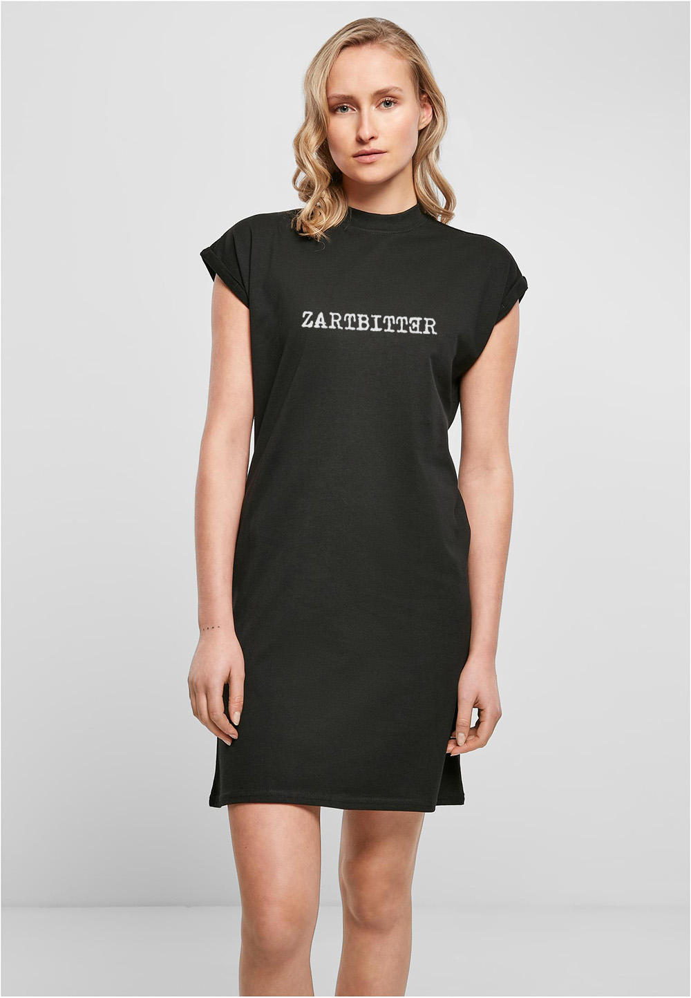 Ladies  Extended Shoulder Dress Motiv "Zartbitter Classic"